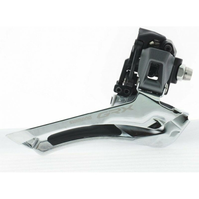 Переключатель передний SHIMANO DEORE, M618-H, для 2x10, верхний хомут (34,9 с адаптером 28,6/31,8), универсальная тяга, черный IFDM618HX6